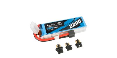Gens ace Bateria LiPo 3S 11.1V-2200-45C (Multi) 106x34x24mm 190g
