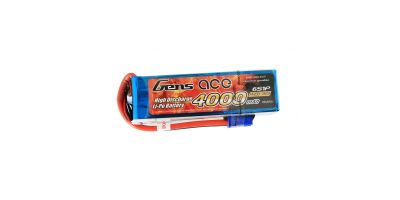 Gens ace Bateria LiPo 6S 22.2V-4000-60C (EC5) 164x46x43mm 690g