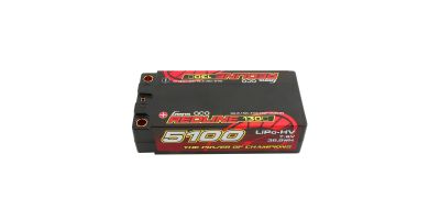 Gens ace Bateria Shorty 2S-7.6V-130C-5100 (5mm) 97x48x26mm 215g