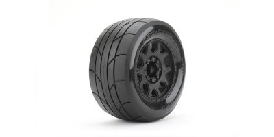 Extreme Tyre MT Slicks Rockform Belted 3.8" 17mm Black Rims (2)