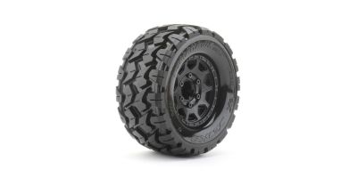 Extreme Tyre MT Tomahawk on Arrma Granit Black Rims