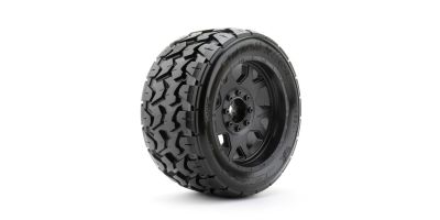 Extreme X-MT Tyre Tomahawk Belted on TRX Xmaxx Black Rims (2)