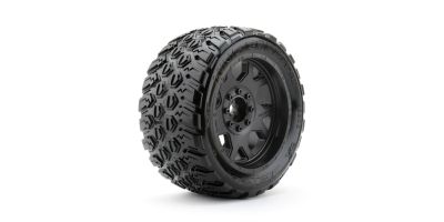 Extreme X-MT Tyre King Cobra Belted on TRX Xmaxx Black Rims
