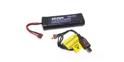COMBO Cargador USB - Batteria 7.2V (72203D+GE2-1500-1D) Deans