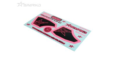 Sparko F8 Wing Sticker-Rosa para Opcional