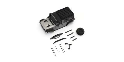 Carroceria Jeep Wrangler Rubicon Mini-Z 4X4 MX01 Silver 