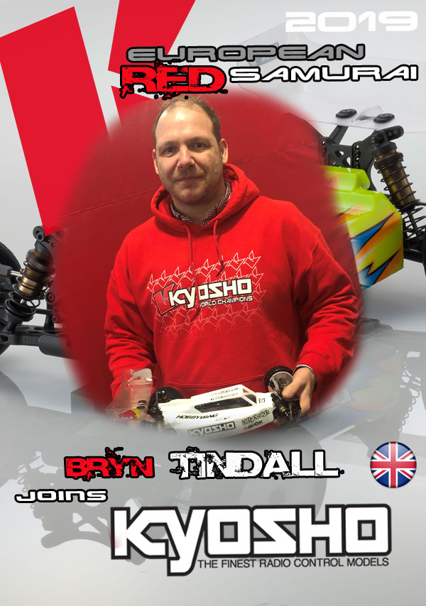 Bryn Tindall joins Kyosho for 2019