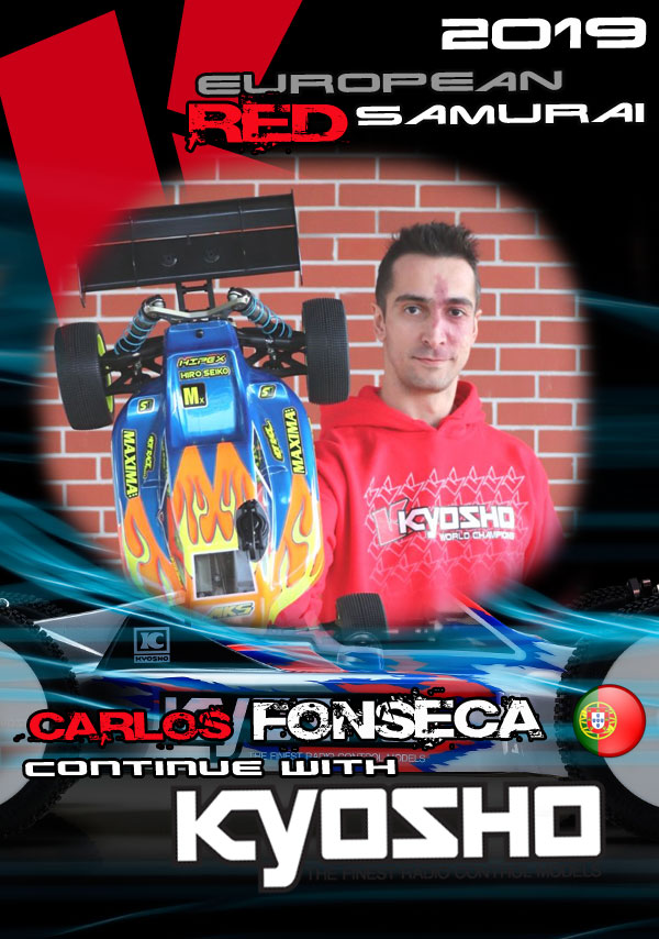 Carlos Fonseca continues with Team Kyosho Europe