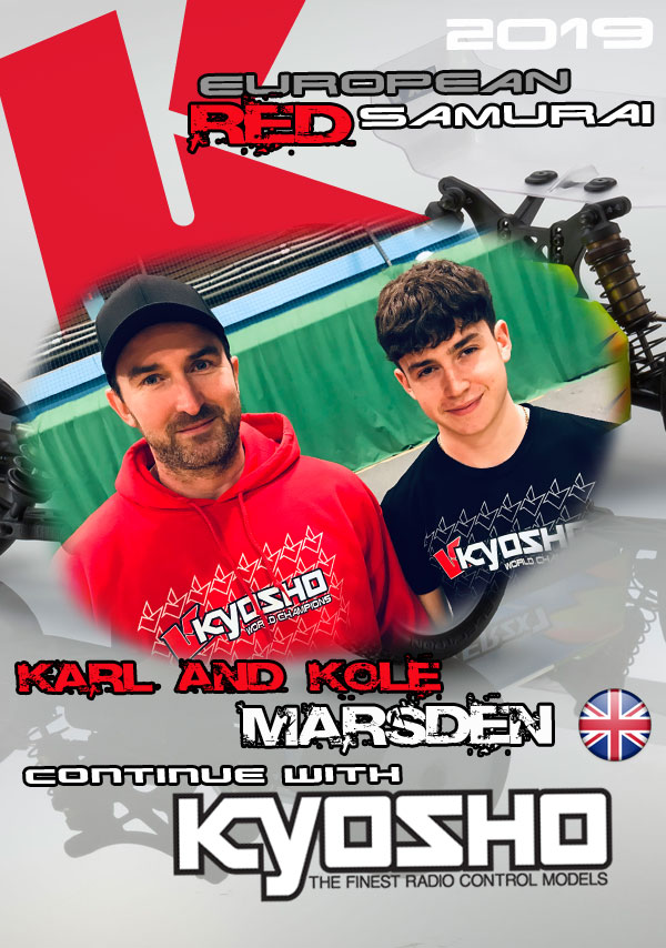 Karl and Kole Marsden continue with Kyosho for 2019